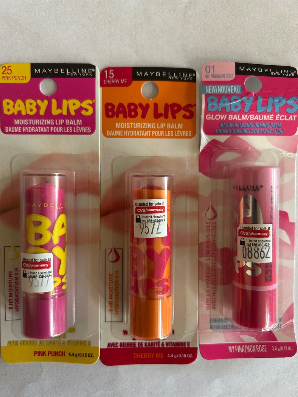 NWT MAYBELLINE Baby Lips bundle of 3